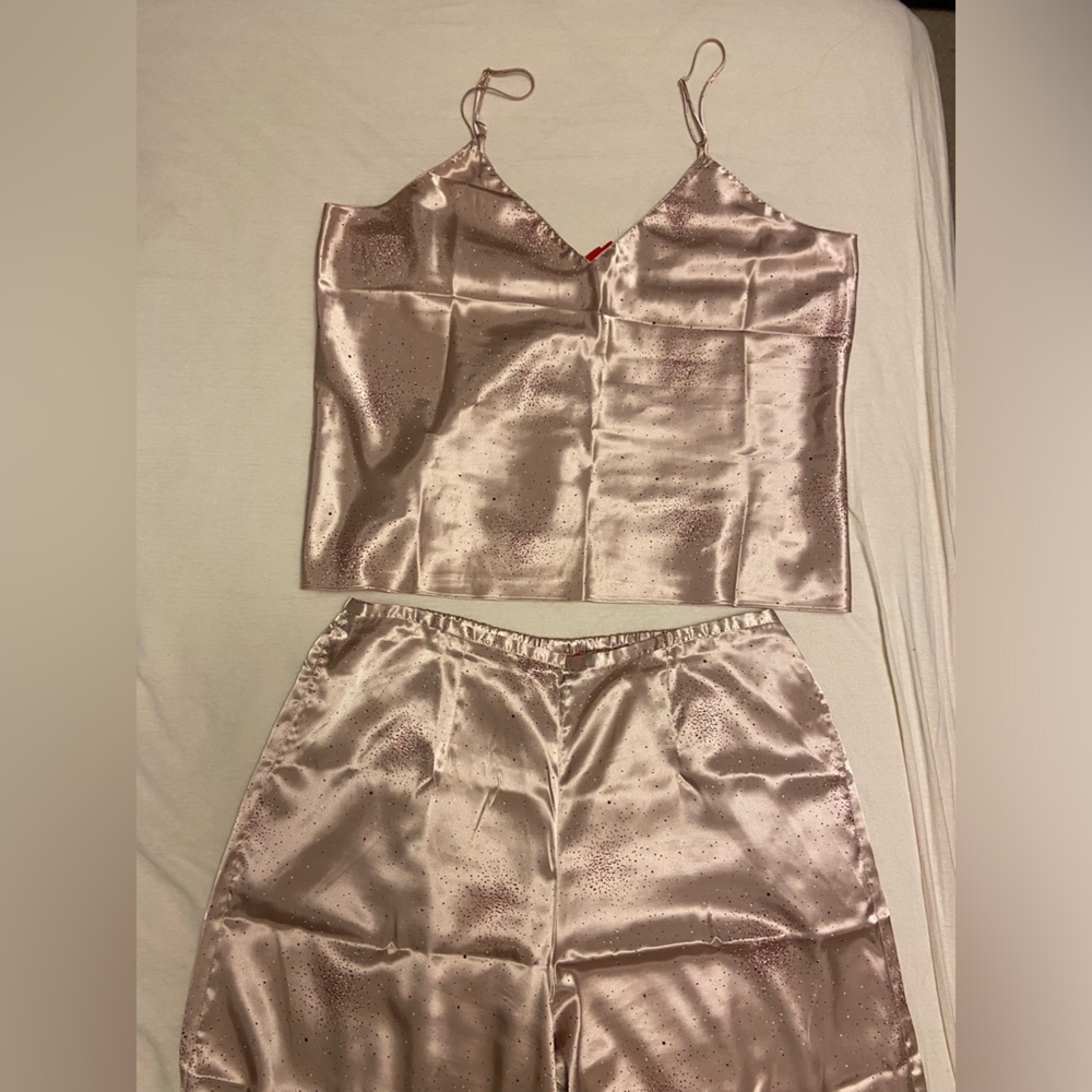 Anne Klein Satin Pajama Set
